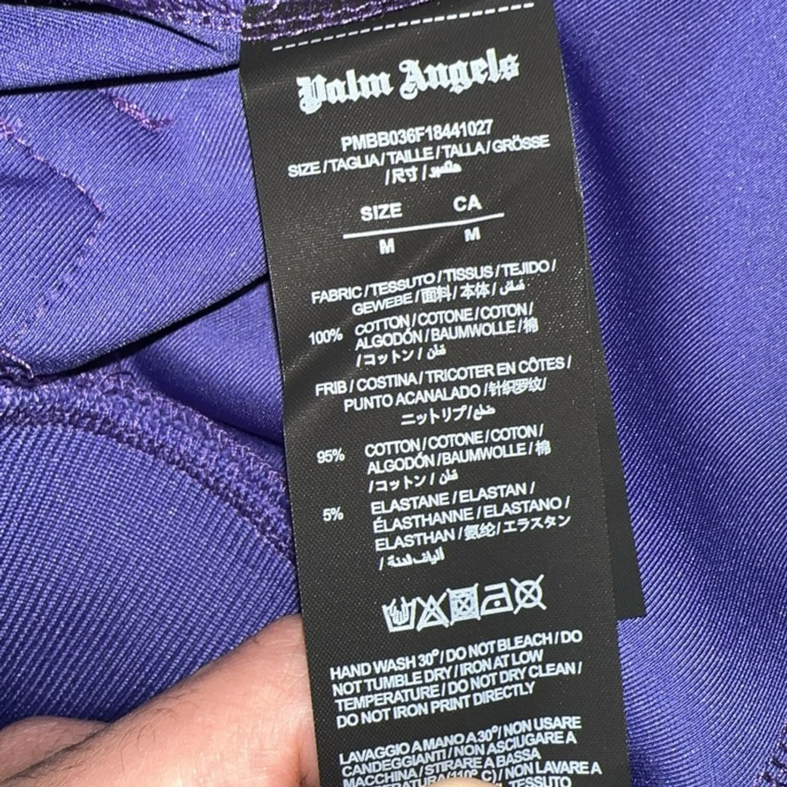 Palm Angels Zip Up Purple - 91