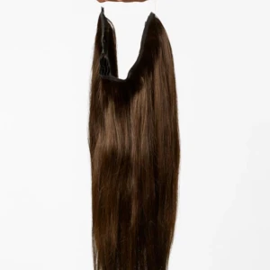 Hair band extensions äkta hår - Hair band med äkta hår som man lätt kan sätta på sig på morgonen och ta av innan man lägger sig. Den är från rapunzel med äkta hår ändast testat och säljer då mitt hår var för ljust för löshåret.Kan förhandla om priset men ny pris var 2399 säljs 600