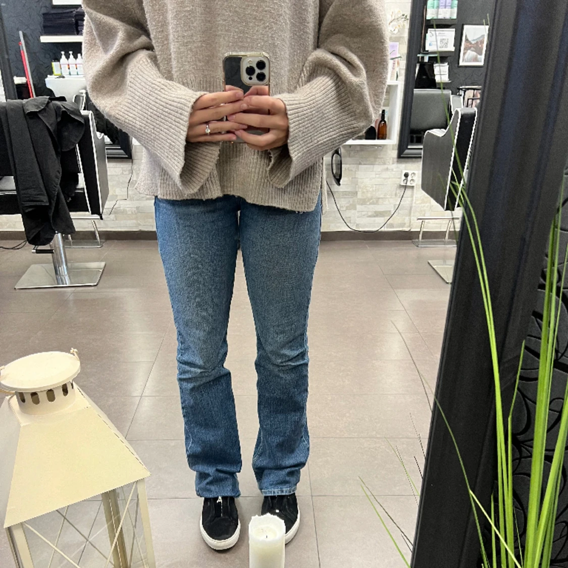 Bootcut jeans från Gina 