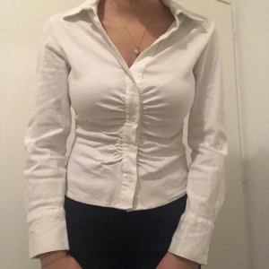 Zara skjorta - Säljer en riktigt snygg skjorta från Zara. Storlek S och helt slutsåld 😊Nypris 399 men säljer för 300kr.