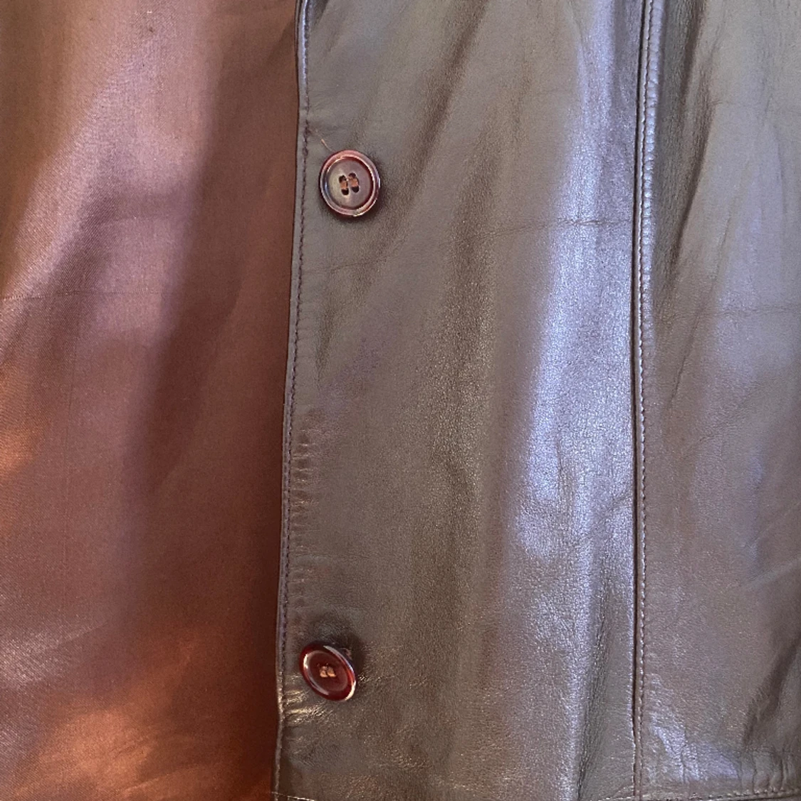 Äkta skinnjacka  - 90