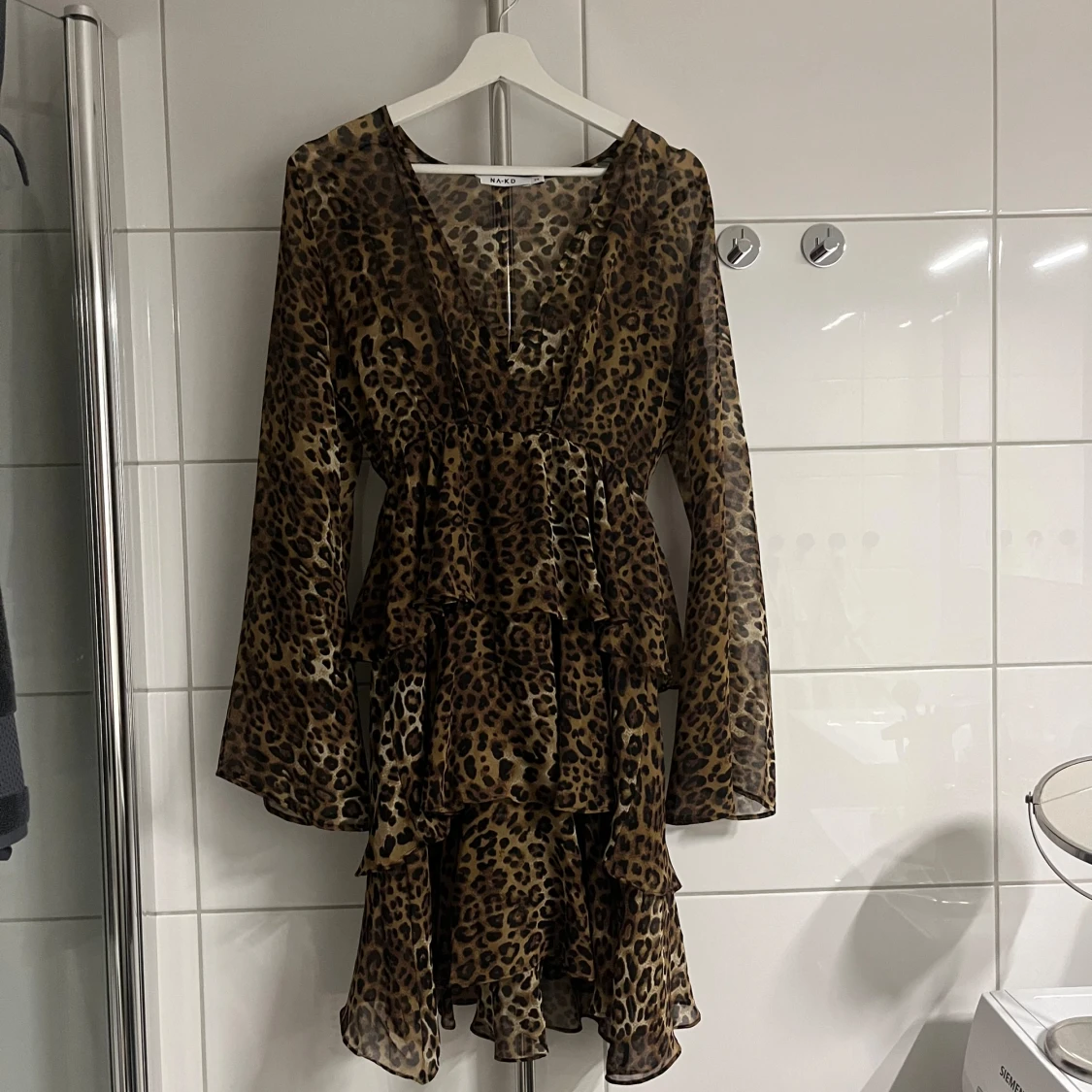 Leopard klänning - 91