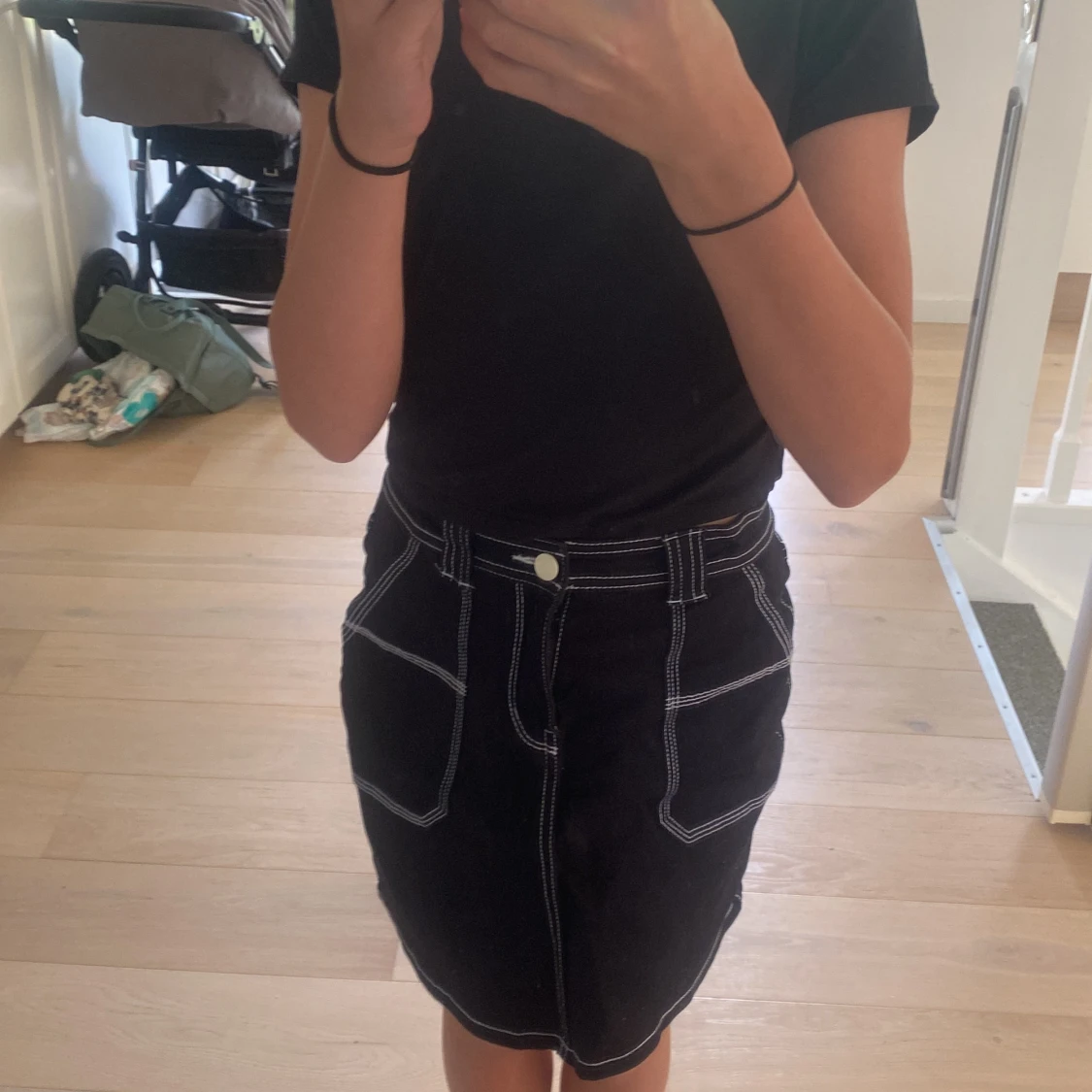 Svart jeanskjol - 91