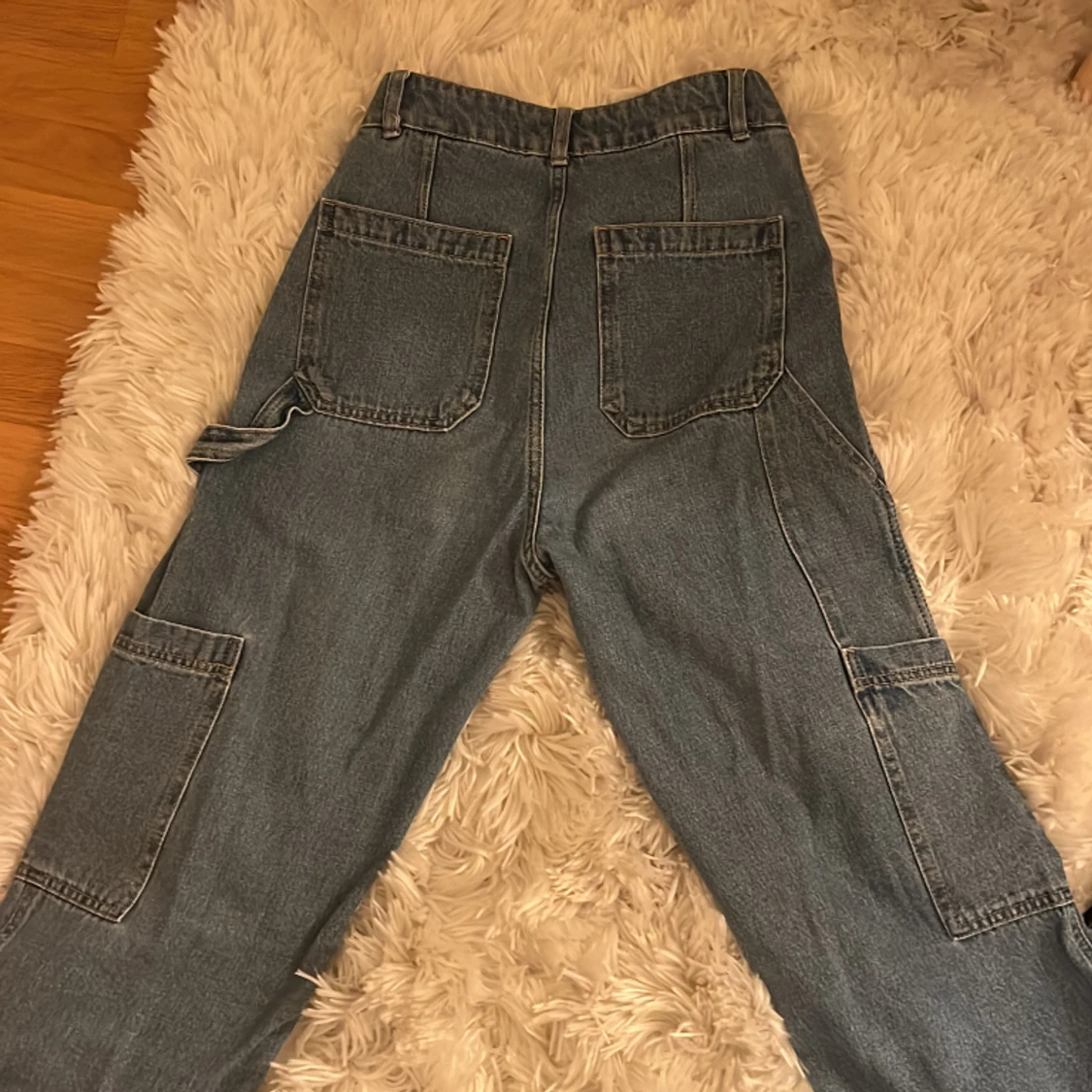 Baggy jeans med flera fickor  - 91