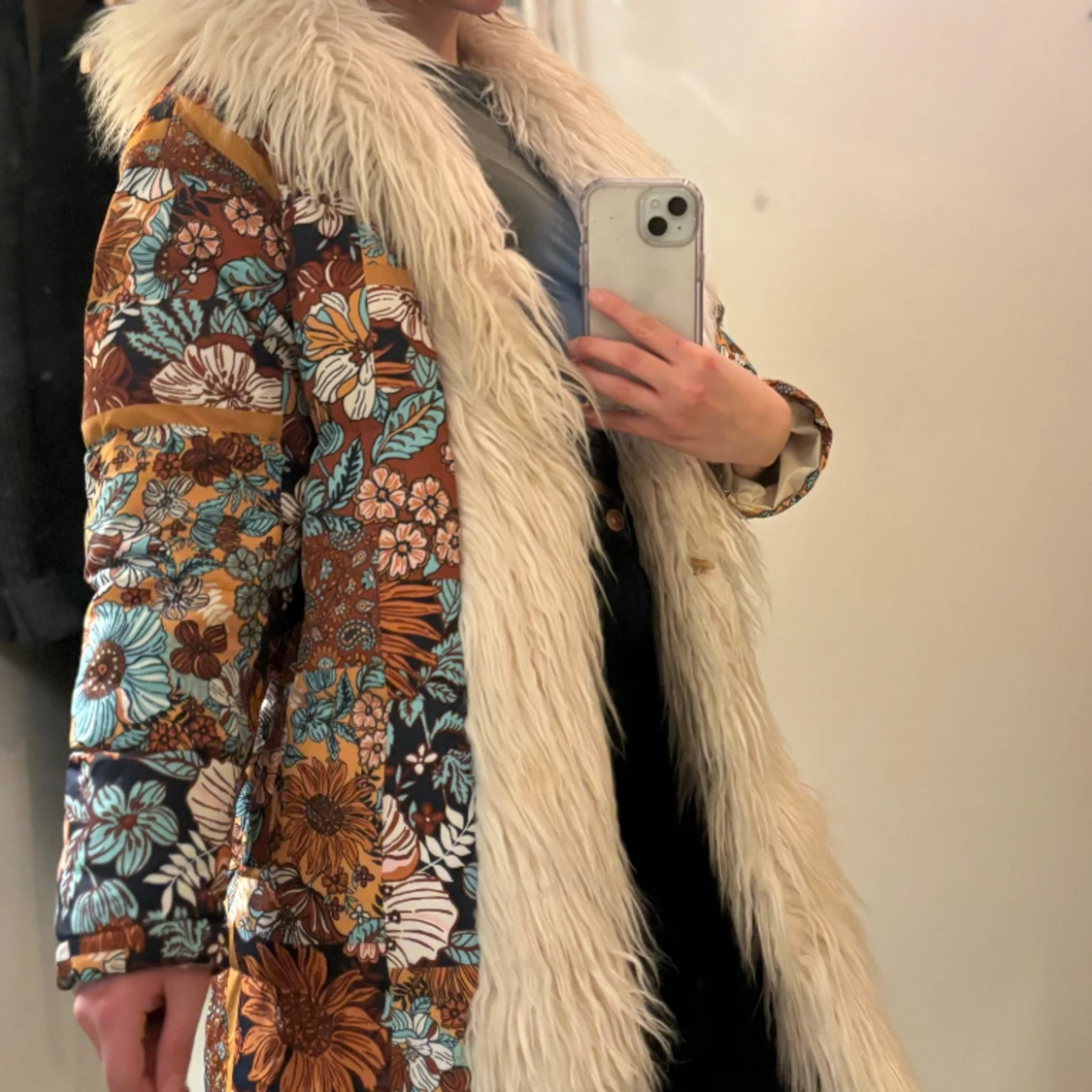 Miss Selfridge jacka med faux fur krage  - 91