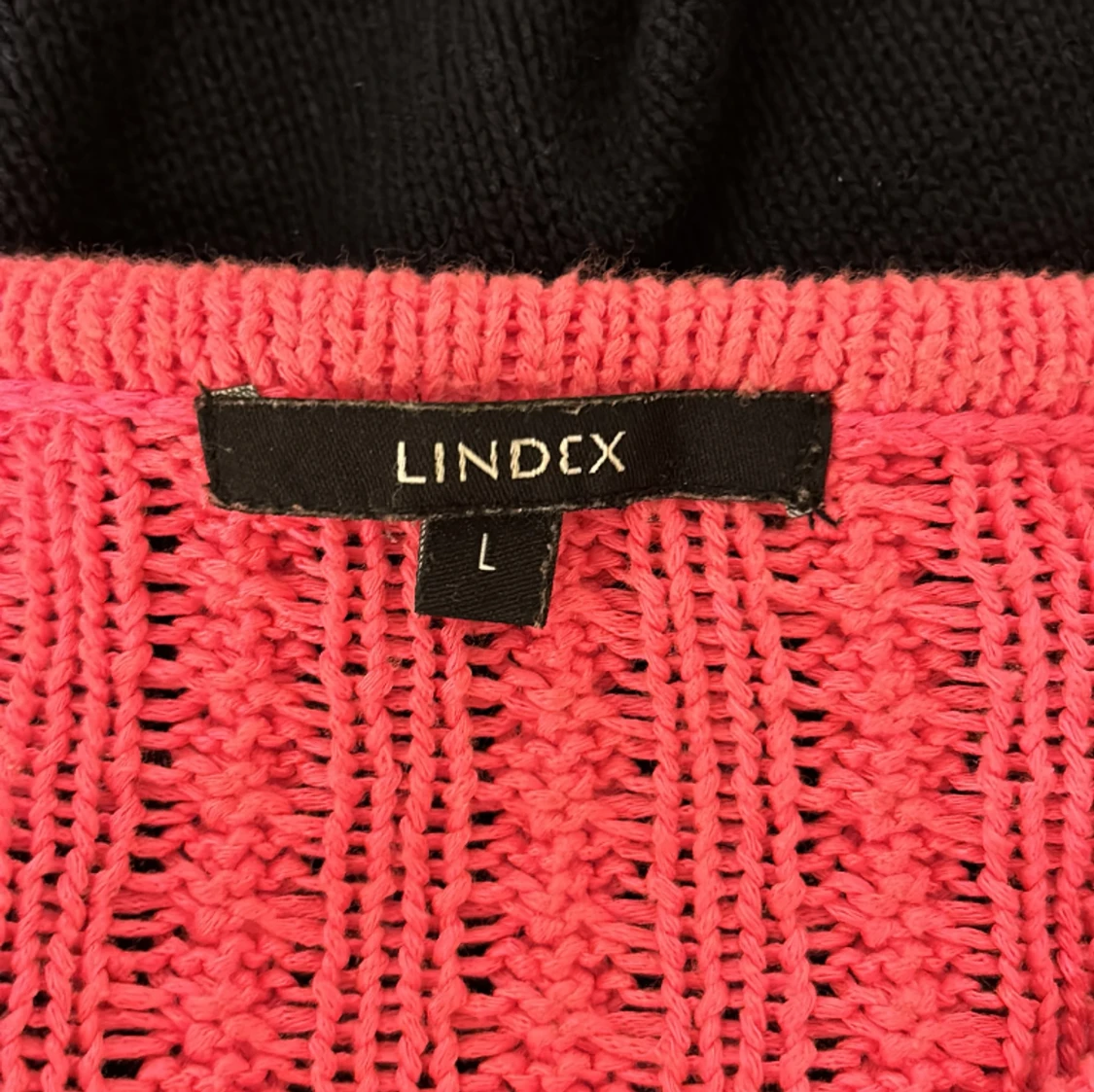 Stickad neonrosa tröja!👚 - 91