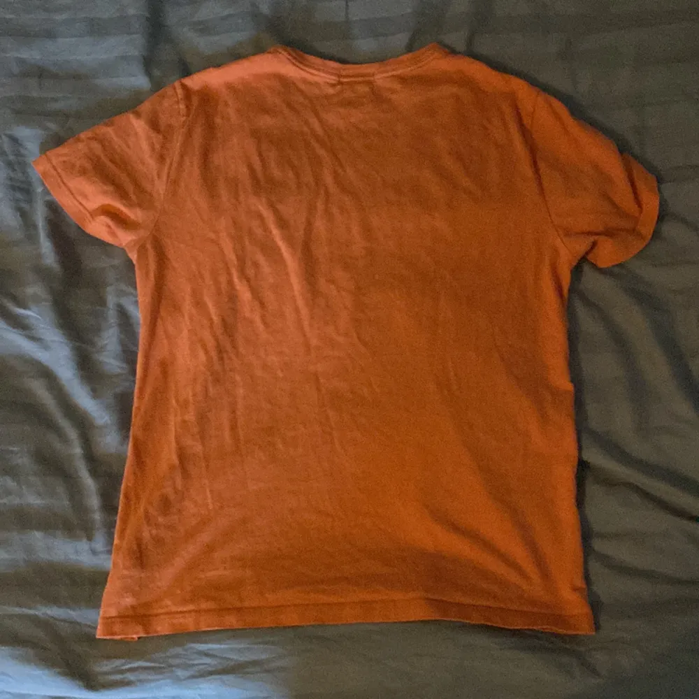 Säljer denna Ralph lauren T-shirten i barnstorlek L men vuxenstorlek S. Ralph lauren loggan är gul och själva tröjan är orange. Hör av dig vid minsta fundering!😁. T-shirts.