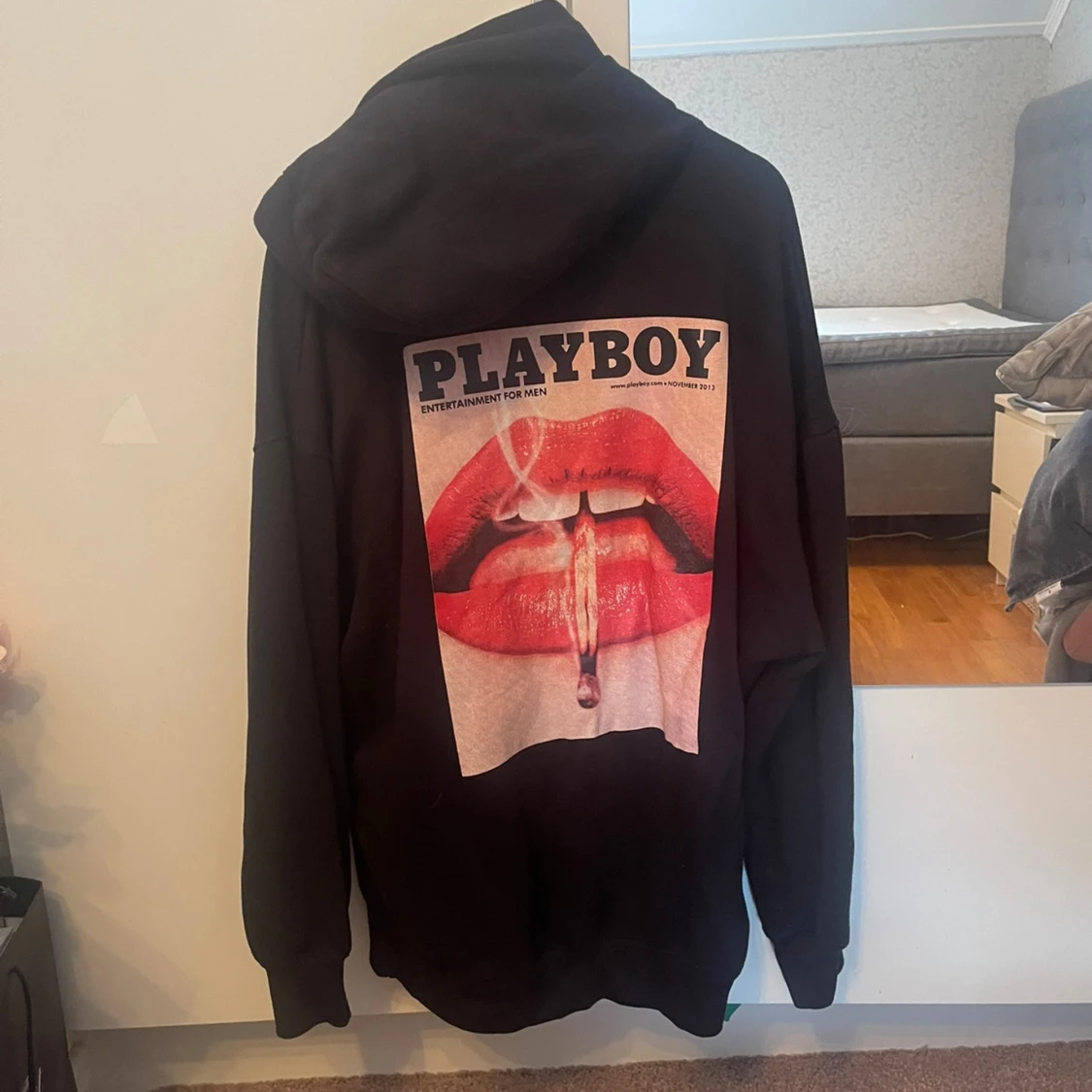 Oversized playboy hoodie från Missguided - 90