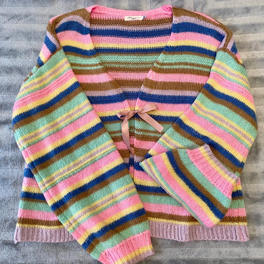 Stickad sommarkofta 🌈 - 90