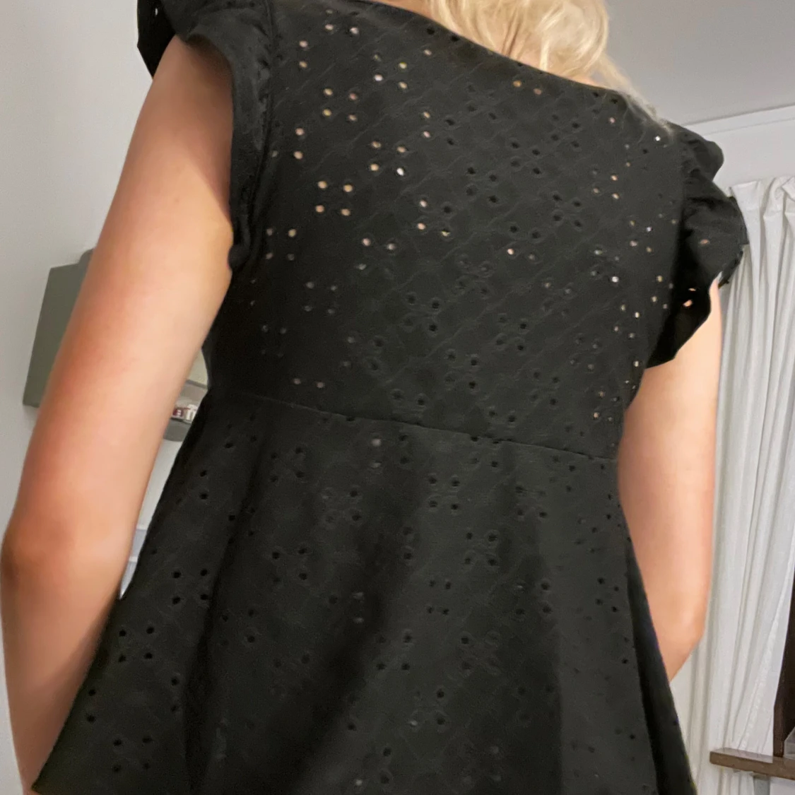 Fin svart tygblus🖤 - 90