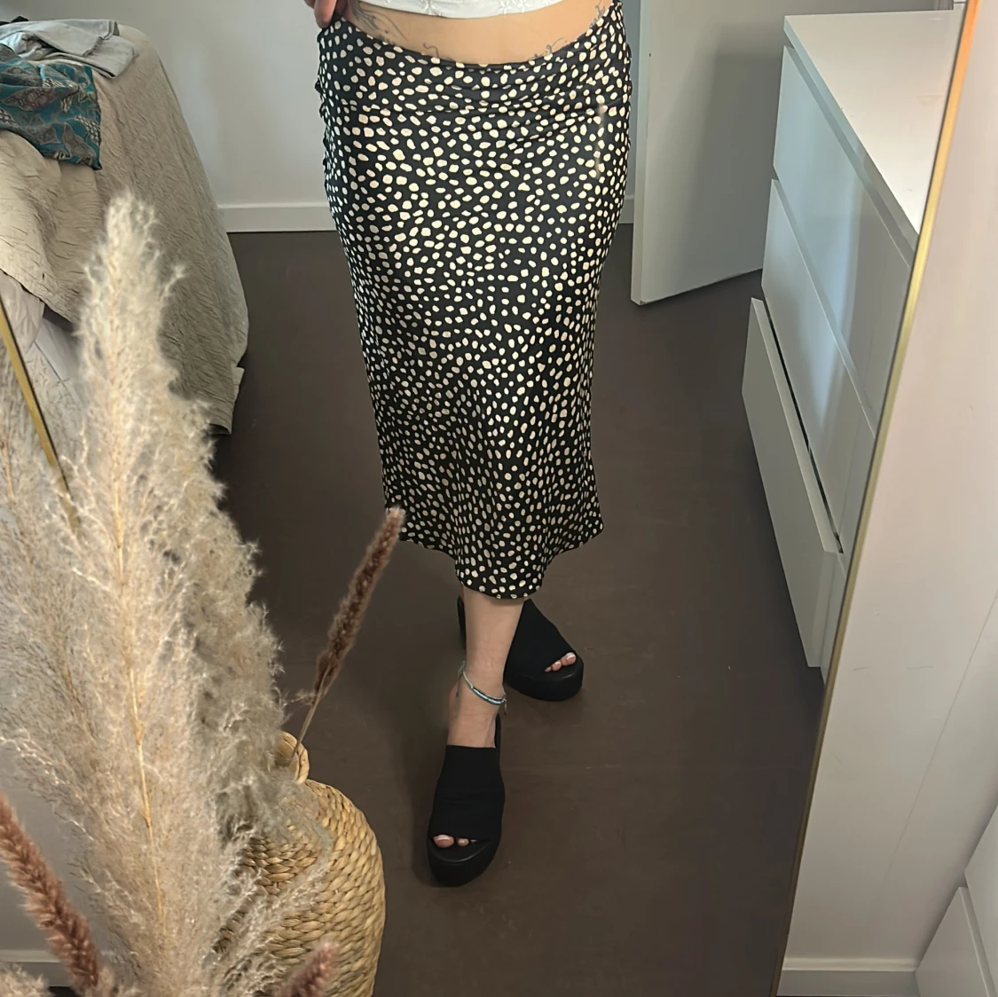 Prickig Silk kjol  - 92