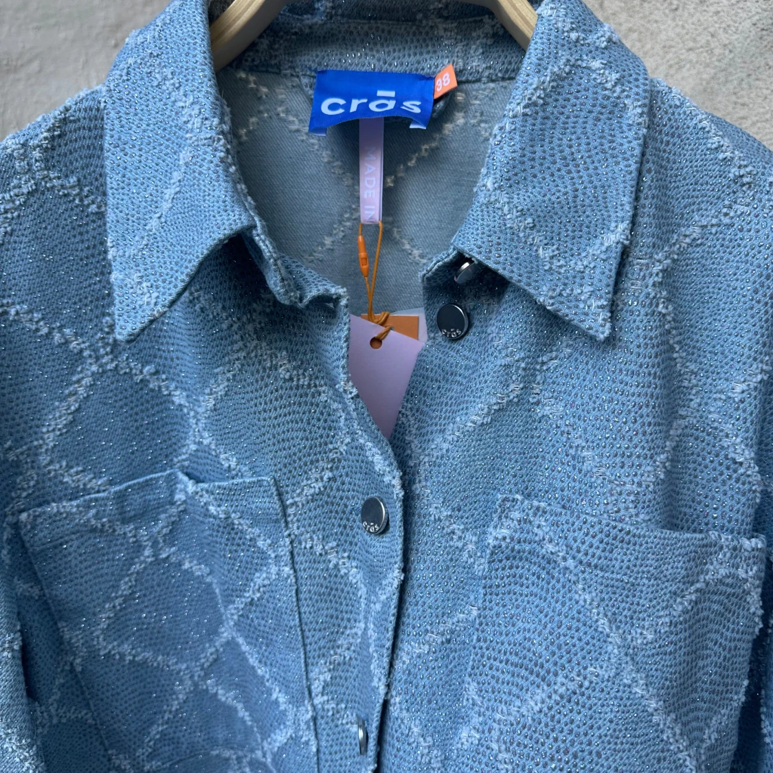 Blå denim jacka från Crās - 92