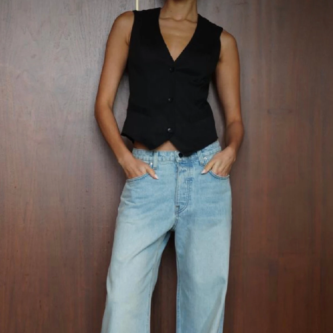 Tajt väst topp - 90