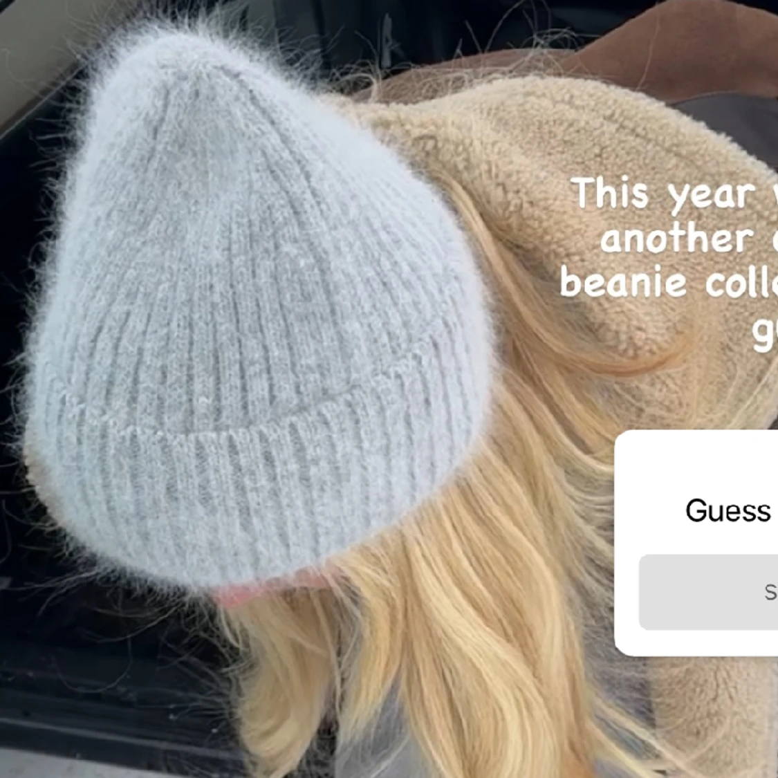 Alvii beanie ljusgrå