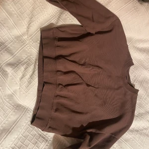 Brun sweatshirt  - Helt ok skick, använd men inga fläckar osv