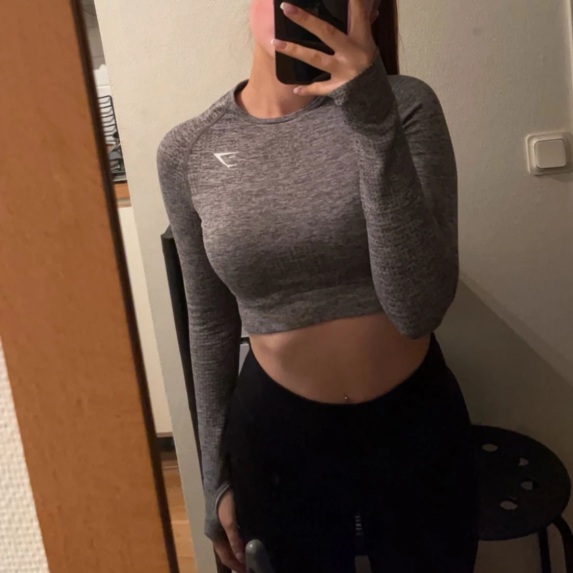 Vital seamless 2.0 long sleeve crop top