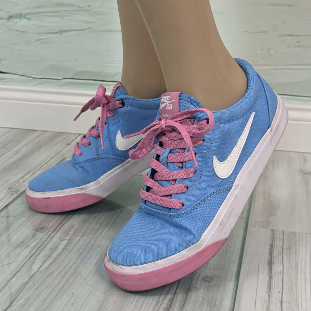 Snygga Nike SB Charge, storlek 38,5, skorna har sällan använts, har små tecken på slitage - se bilder.. Skor.