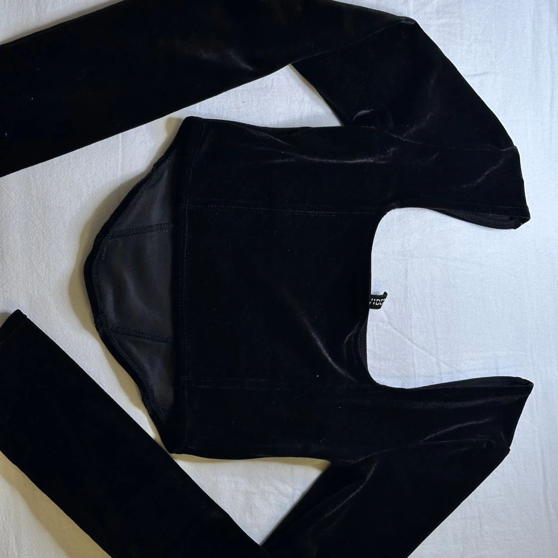 Långärmad korsett-topp - 90