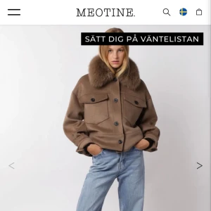Meotine jacka!!! - Intressekoll på min fina bruna meotine jacka. Den är i fint skick och den har inte kommit till användning så många gånger. Vid intresse så kan jag skicka fler bilder. Storlek XS/S. Funderar på att sälja runt 1999kr men pris kan diskuteras💓💓