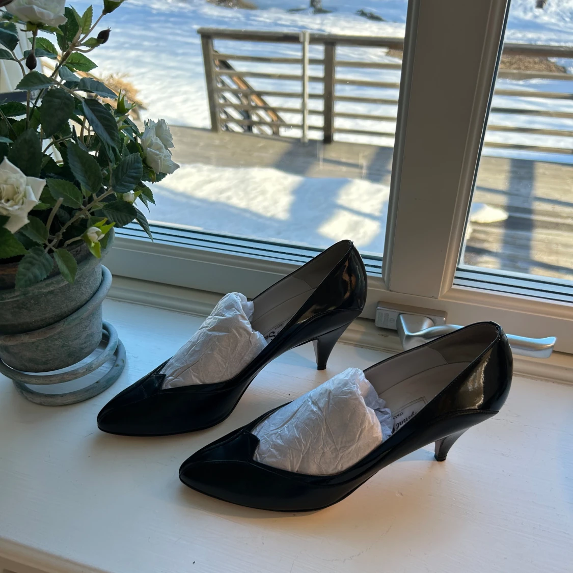 Klackar/Vintage/Italien/Pump 80/90 tal