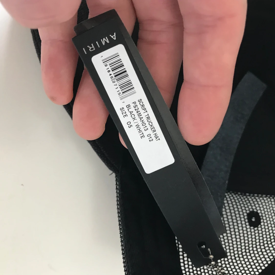 AMIRI Script Trucker Hat - 92