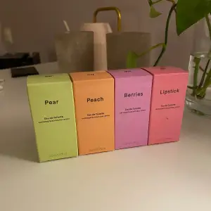 Parfymer från H&m med olika dofter. Har testat dem och använt någon lite mer