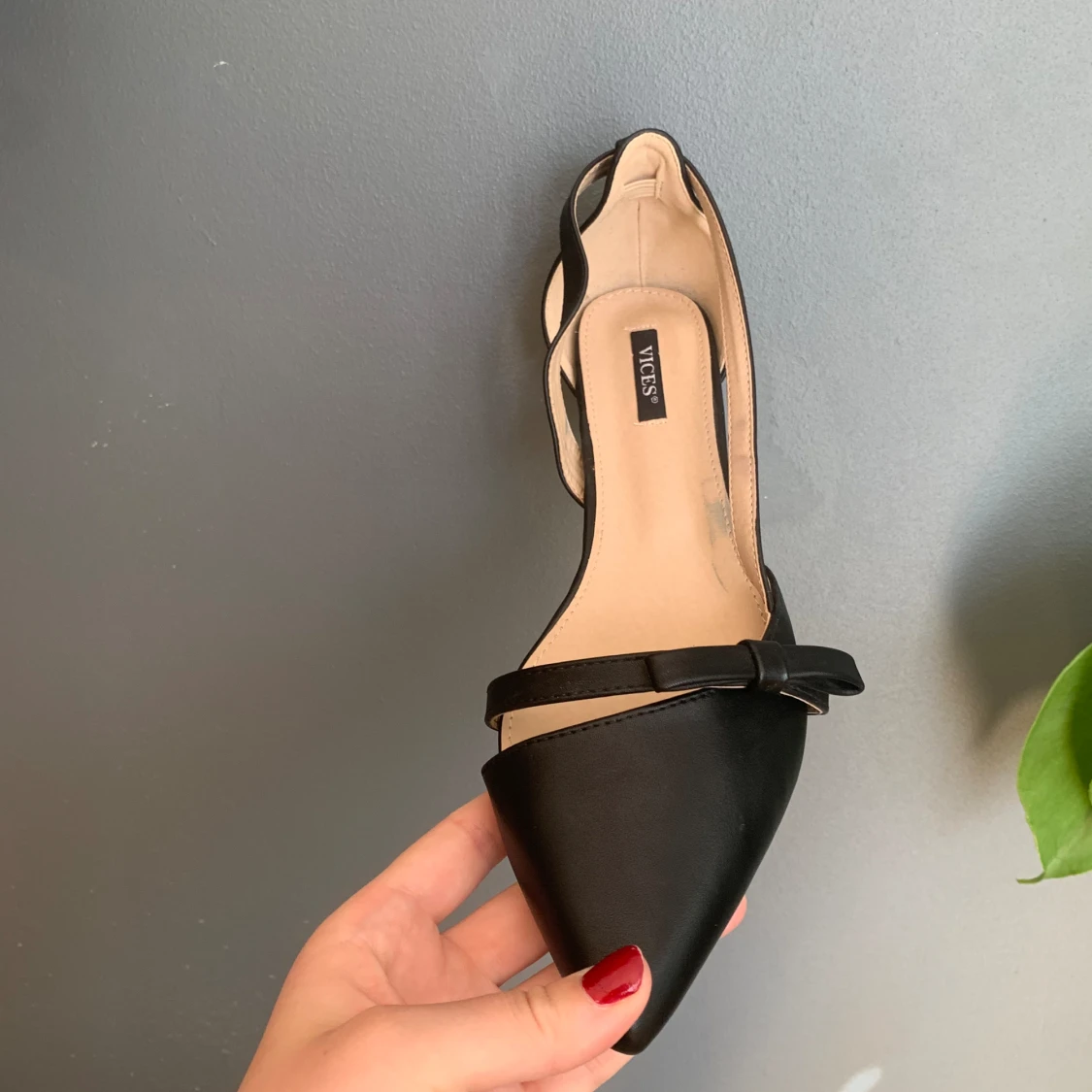 Klackskor spetsig tå - 90