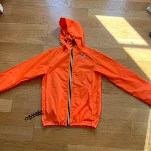 Orange K-Way jacka - Aldrig använd Windbreaker/regnjacka