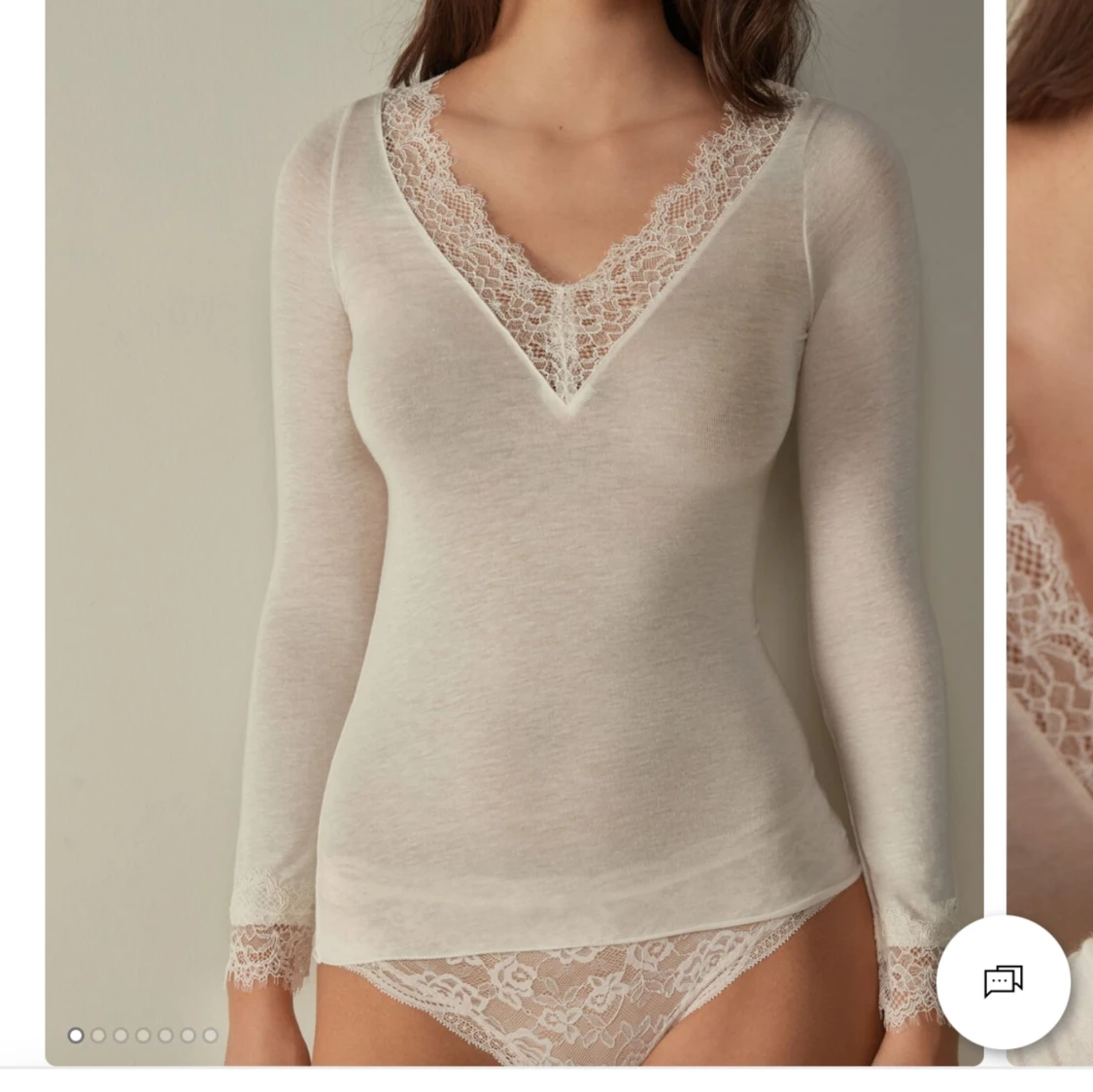 Vit Intimissimi tröja i spetts🤍