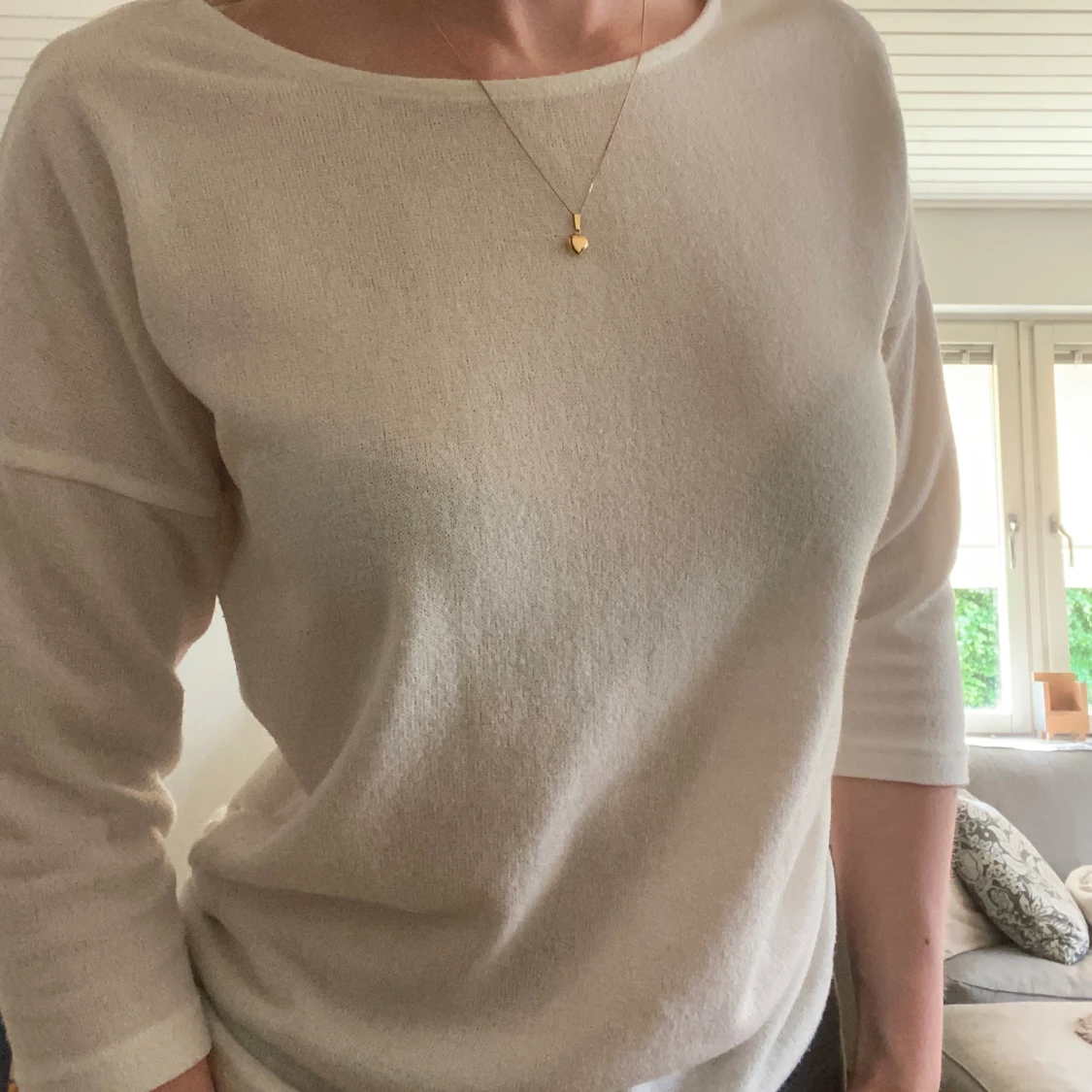 Trekvartsärmad tröja