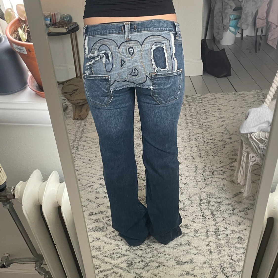 Lågmidjade D&G jeans - 90