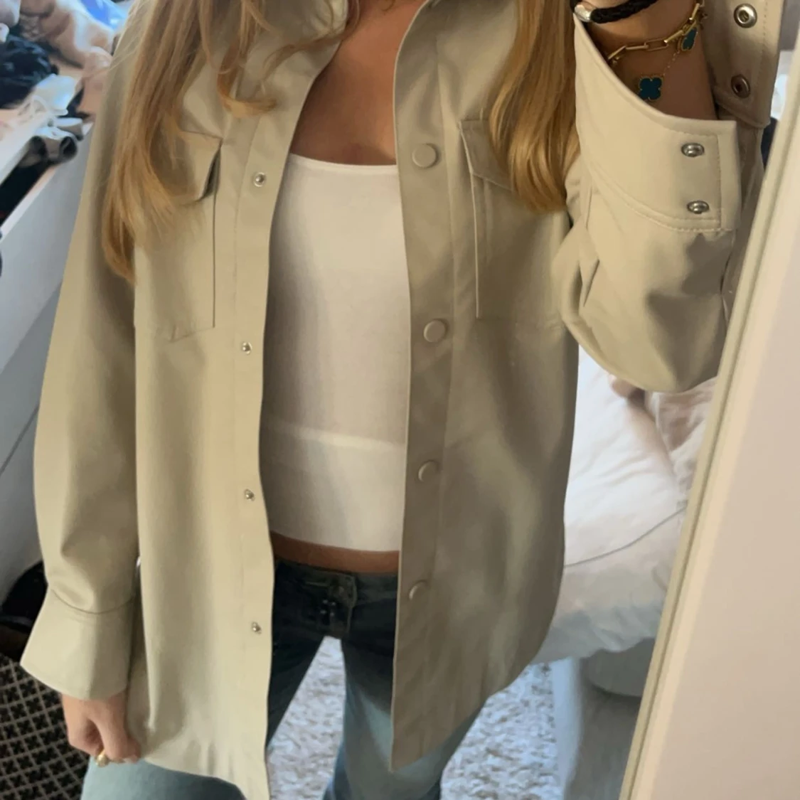 Overshirt skinn  - 90