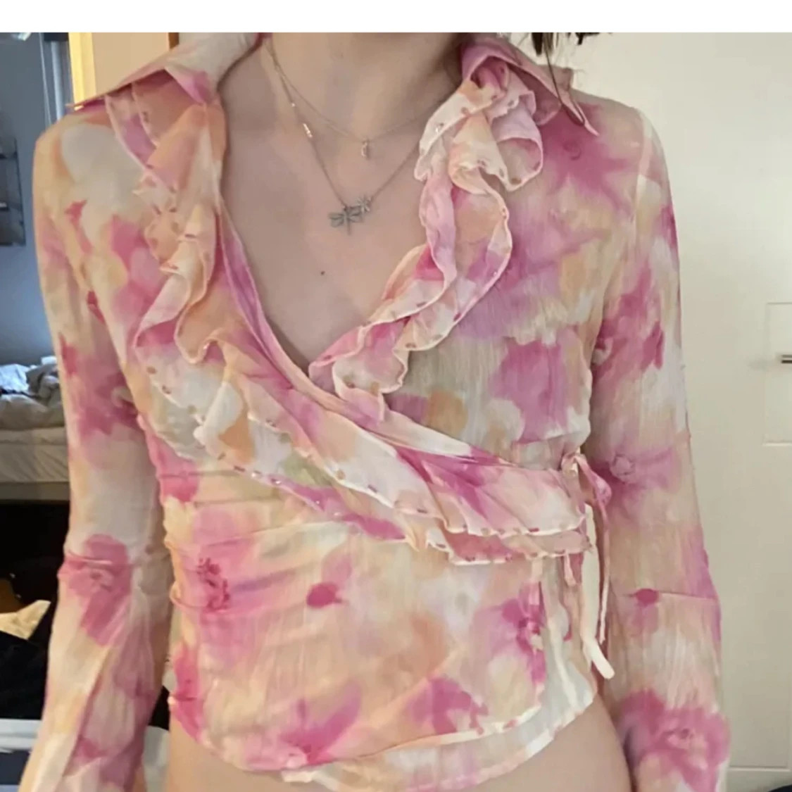 Rosa volang topp - 90