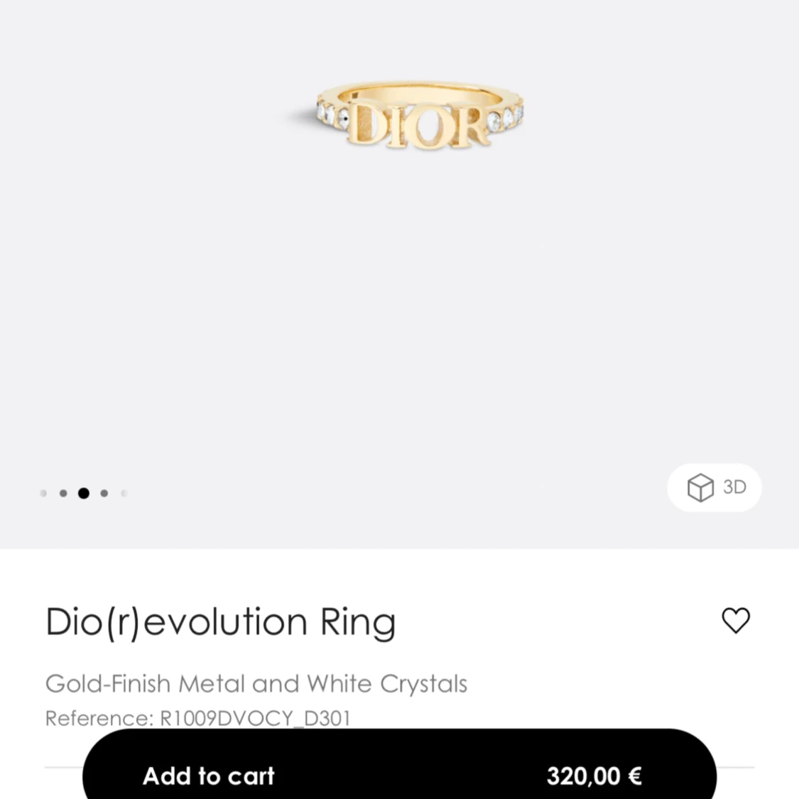 Dior ring 