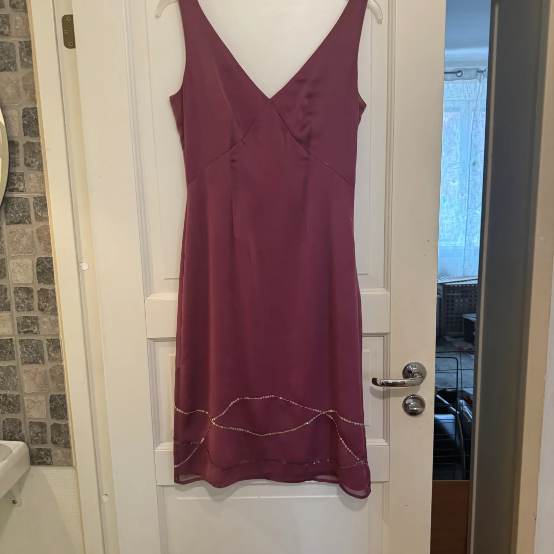 Lila klänning  - 90