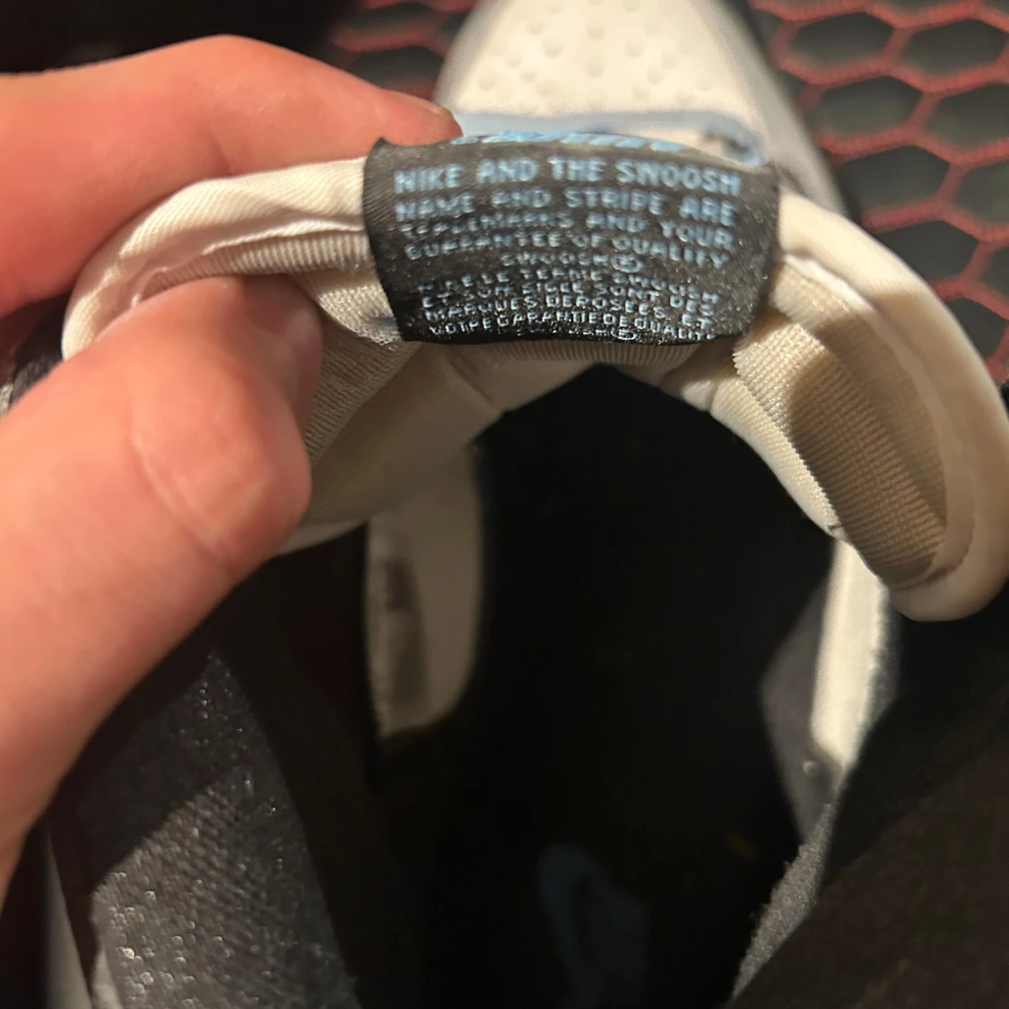 Nike Air Jordan 1 High grå/vit - 3