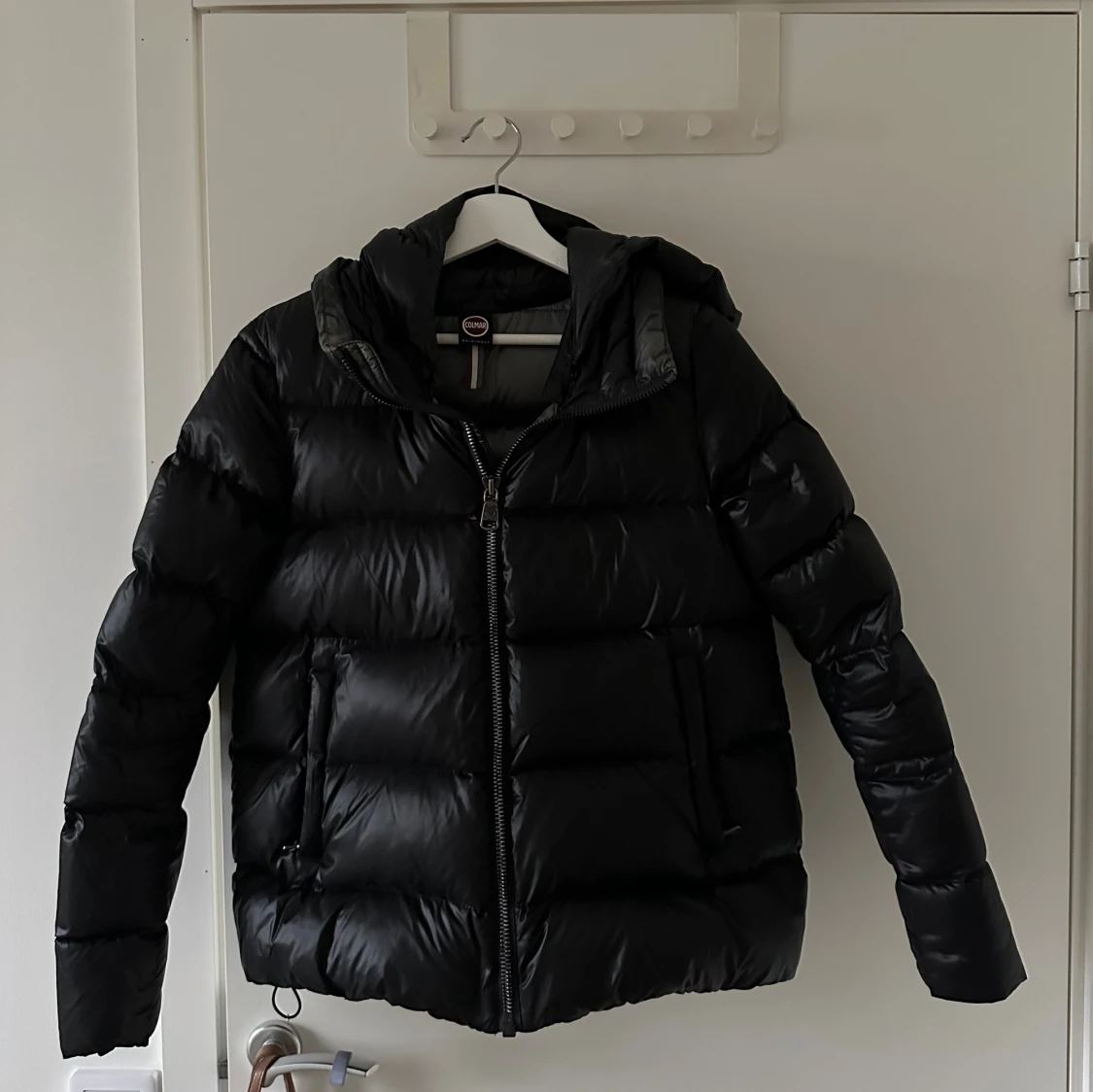 Svart Colmar pufferjacka med huva - 3