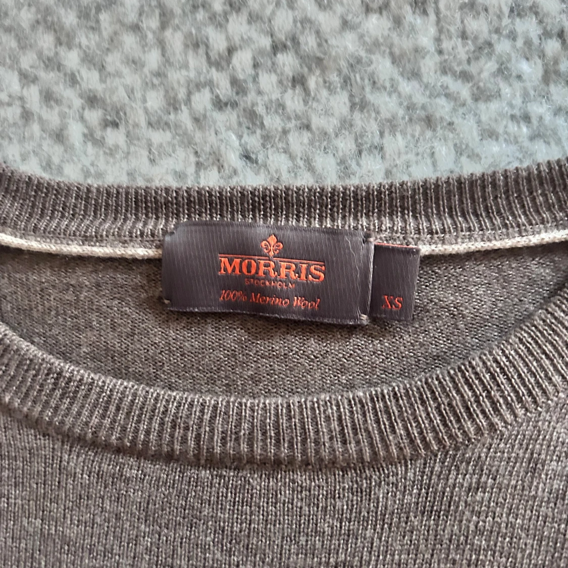 Brun merinoullströja från Morris XS - 2