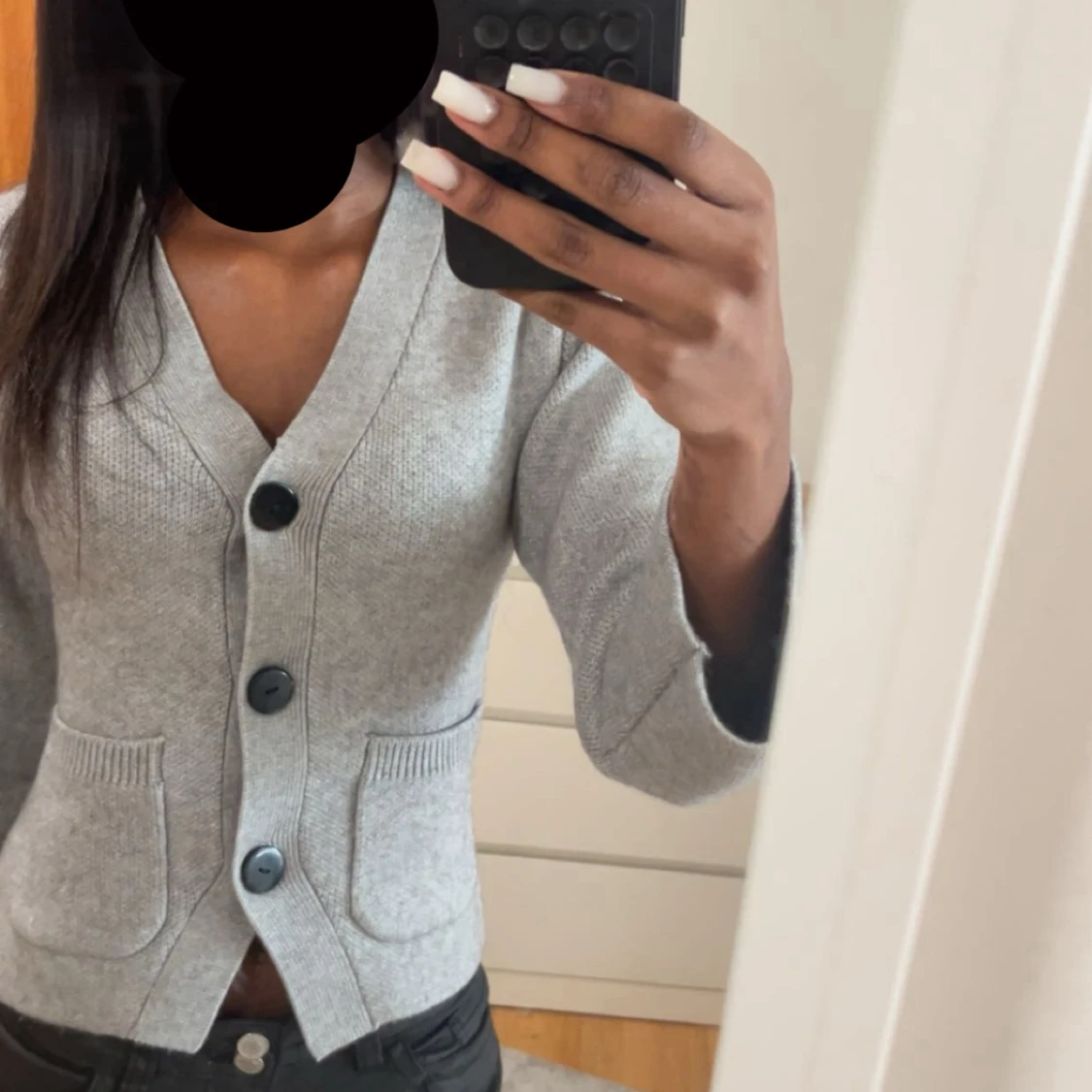 Grå kofta från Gina Tricot - 2