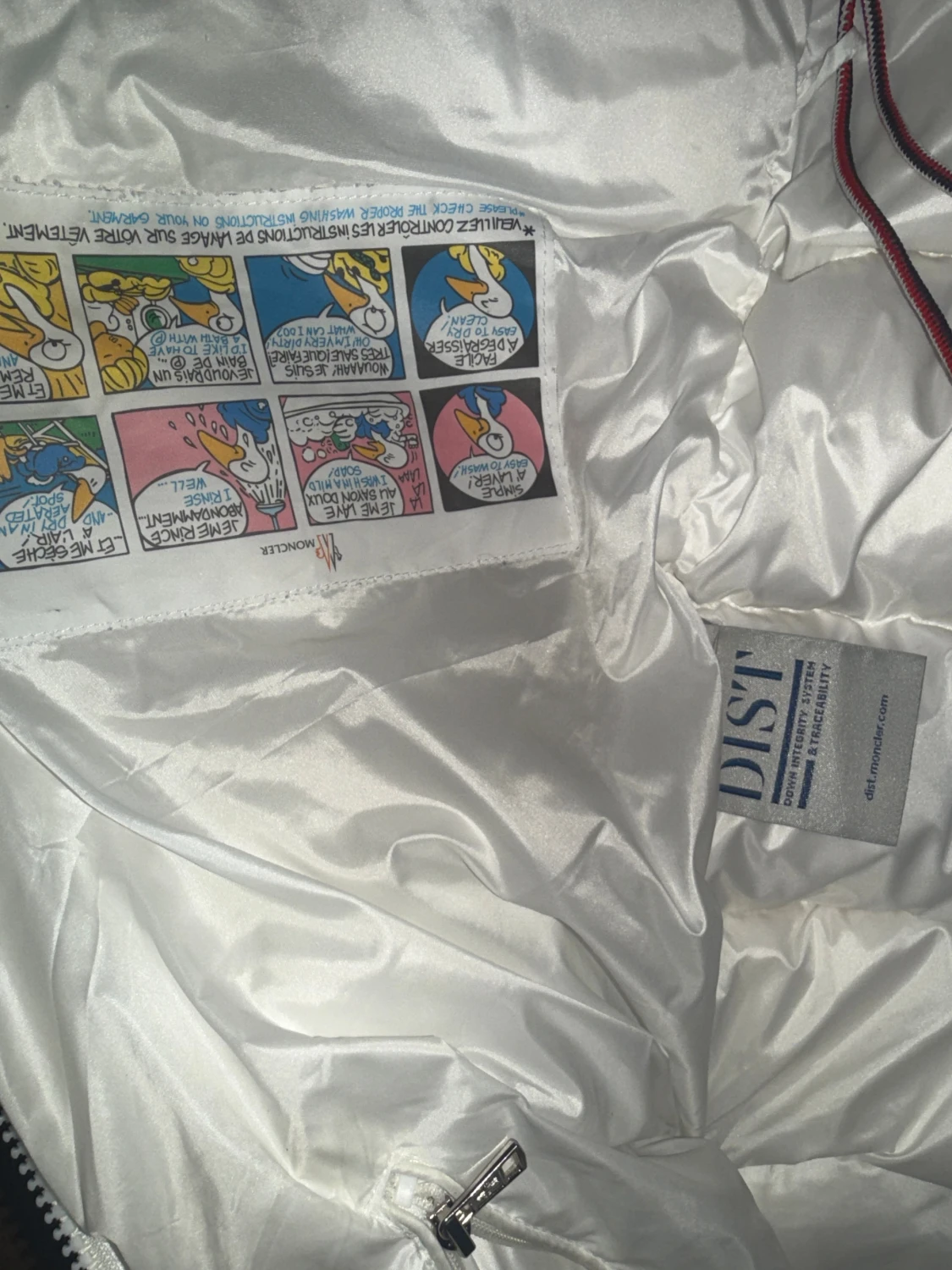 Vit dunväst från Moncler med huva - 5