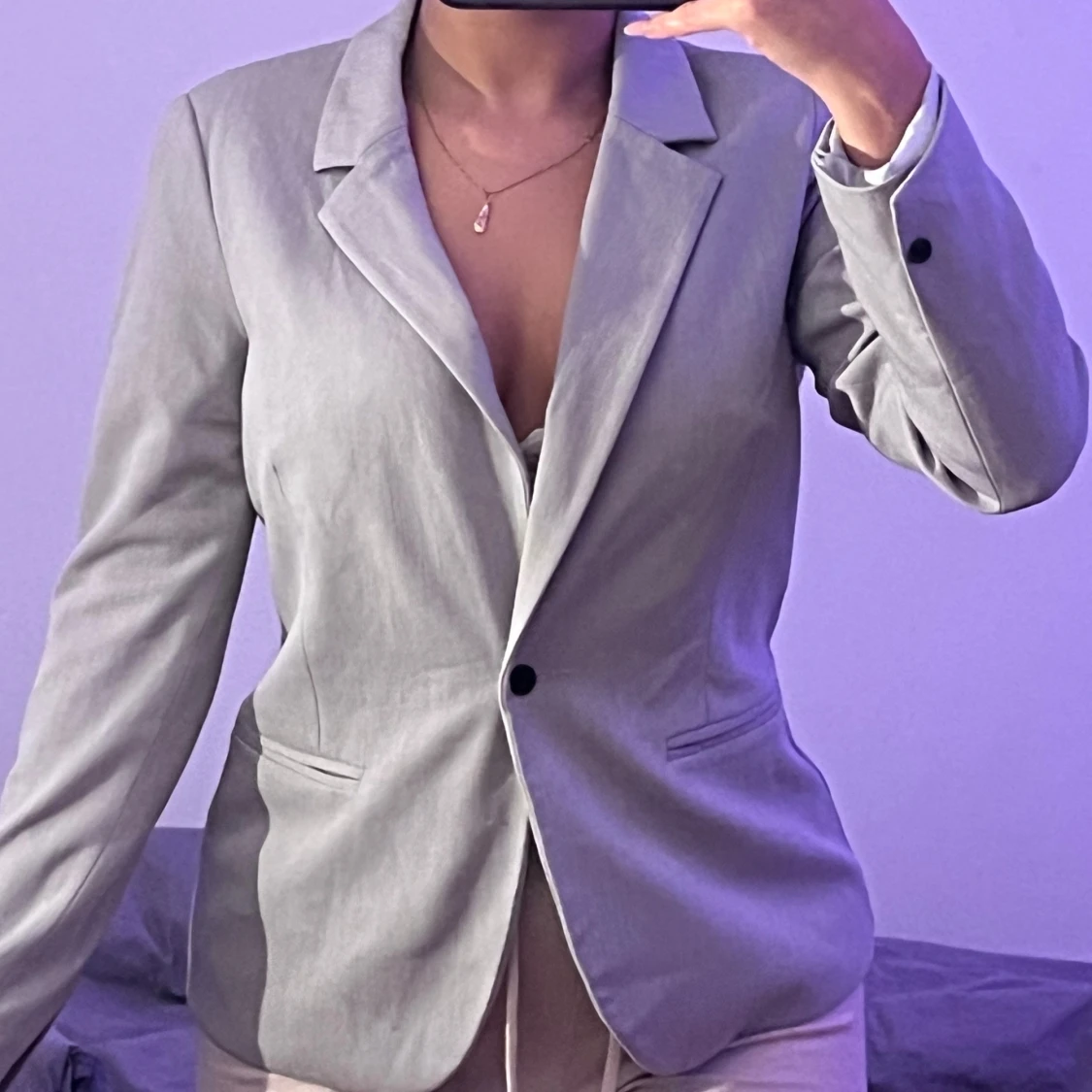 Ljusgrå kavaj från Fransa