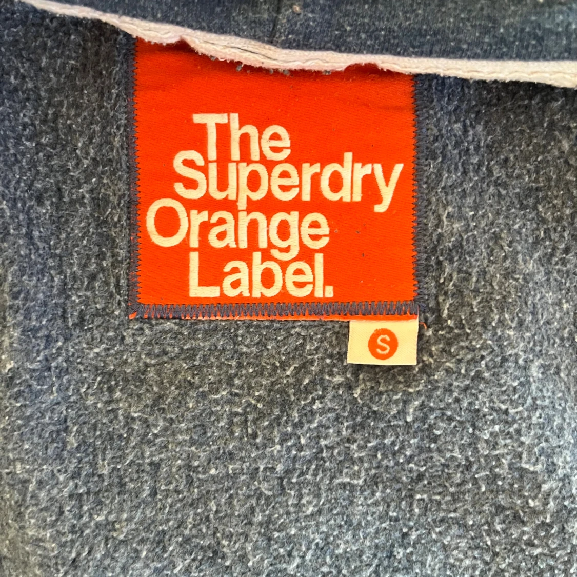 Blå Superdry hoodie med dragkedja - 3