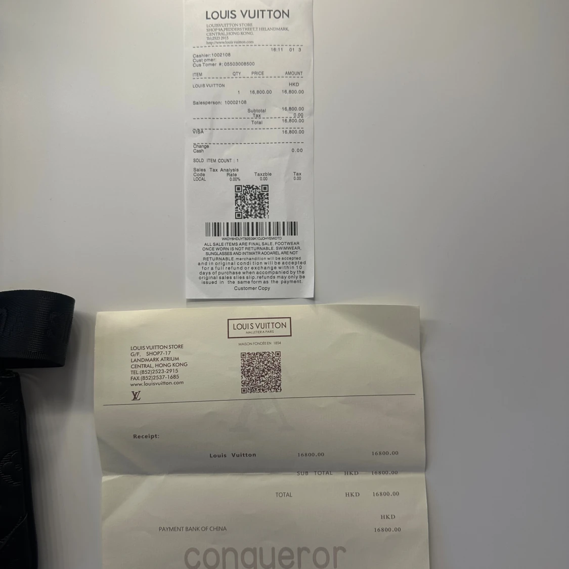 Louis Vuitton svart axelväska i skinn, kvitto finns!! - 4