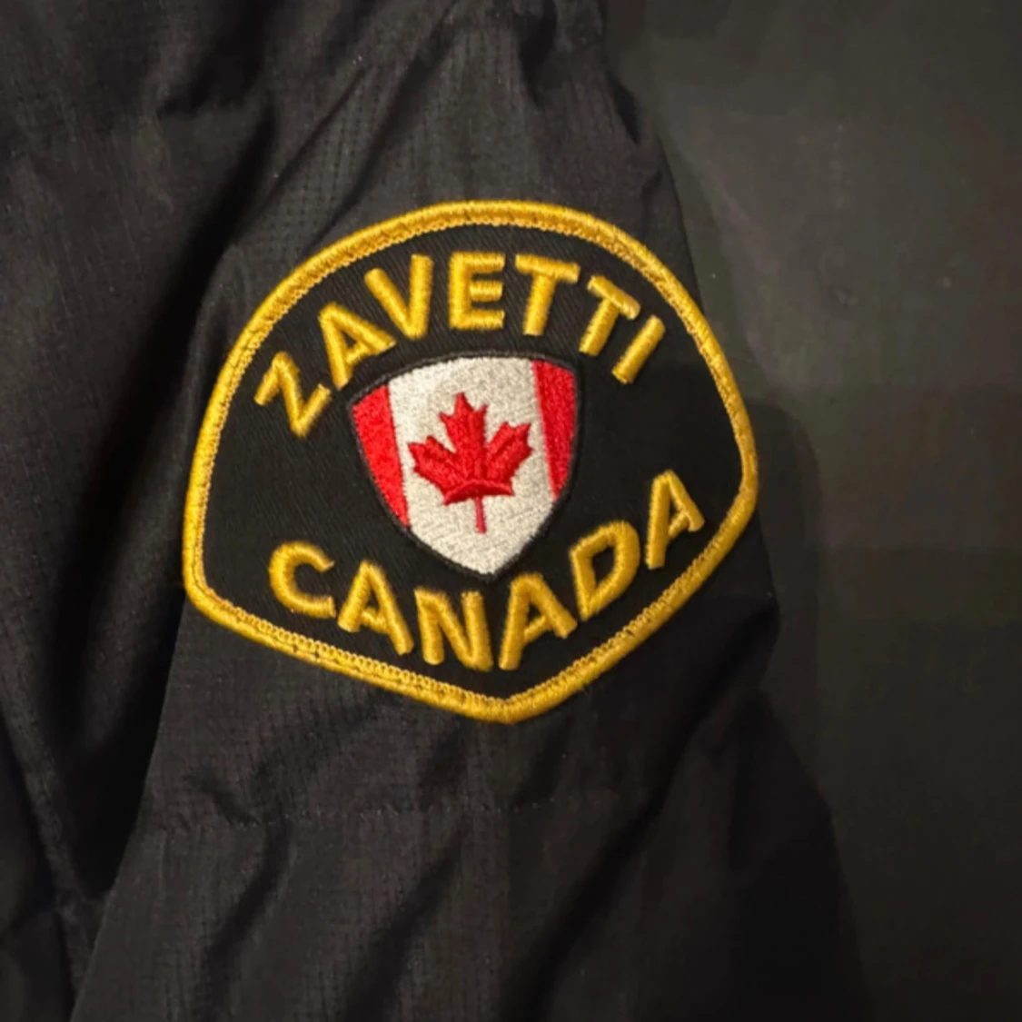 Svart pufferjacka Zavetti Canada XL - 3