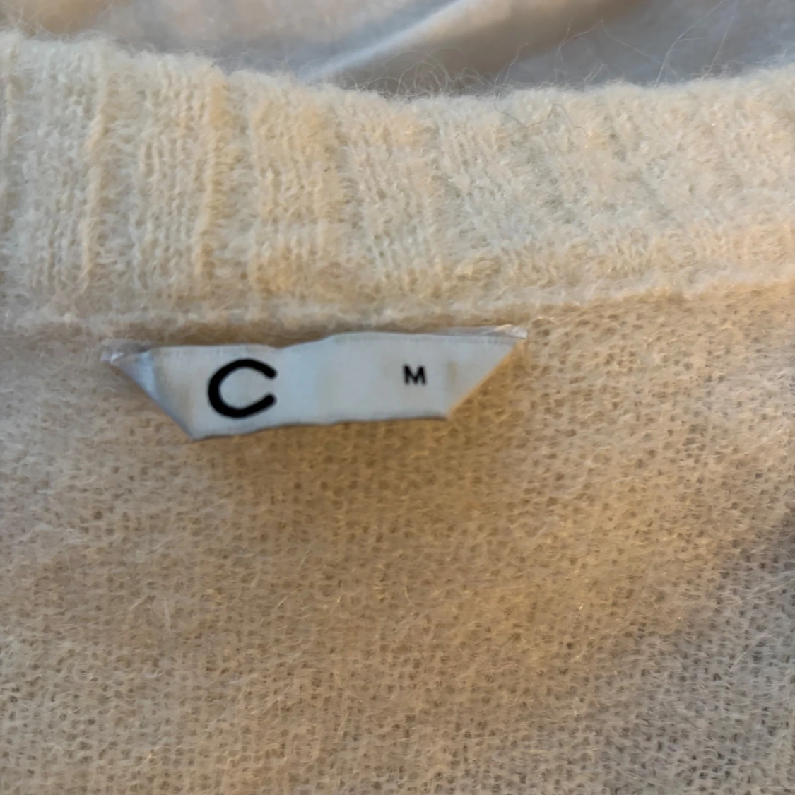 Vit stickad kofta från Cubus - 3