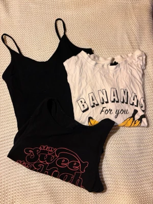 Toppar 3pack/set - Säljer tre toppar/linnen som jag inte använder, endast bärt fåtal gånger 