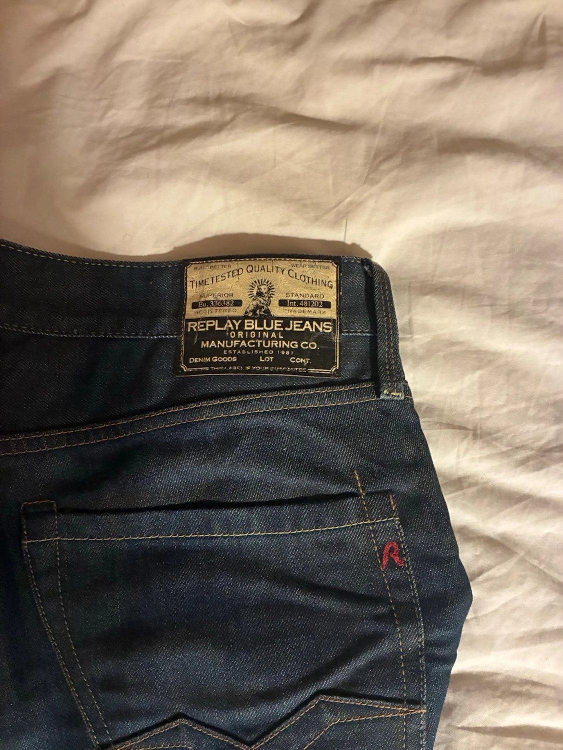 Replay Waitom jeans mörkblå denim - 2