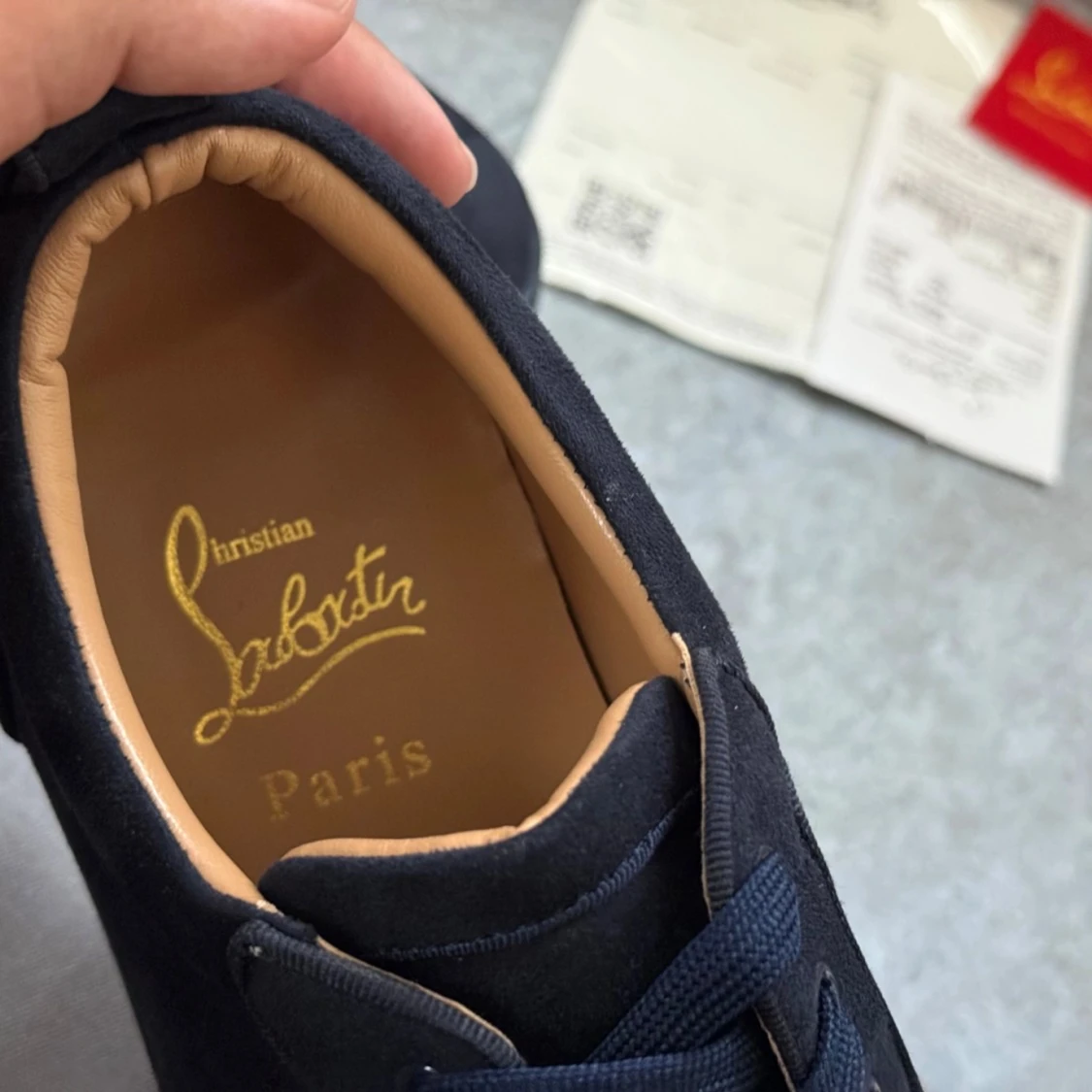 Mörkblå sneakers från Christian Louboutin - 92
