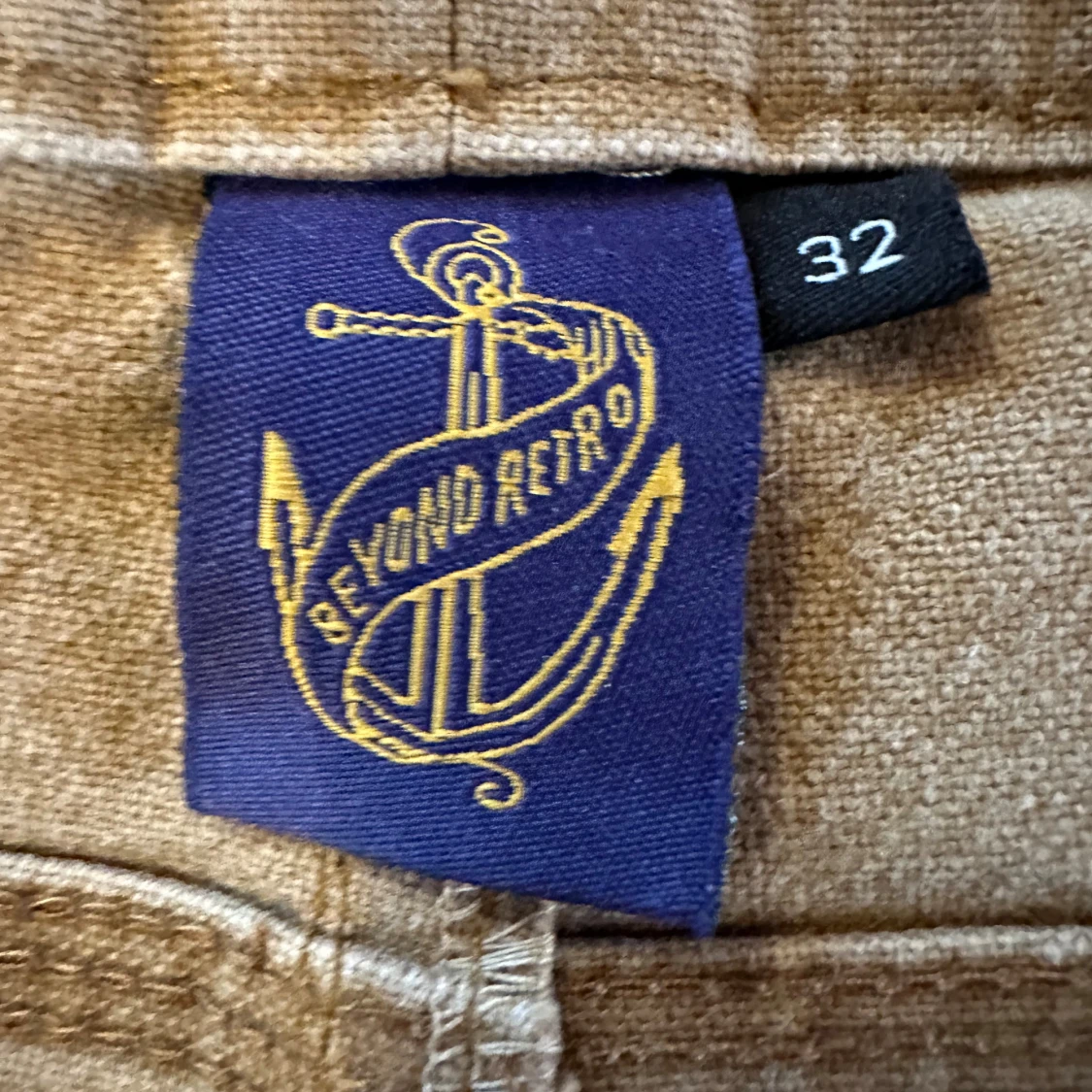 Bruna arbetsbyxor Beyond Retro/ dickies 32 - 3