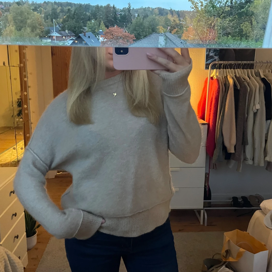 Beige stickad tröja By Malene Birger - 3